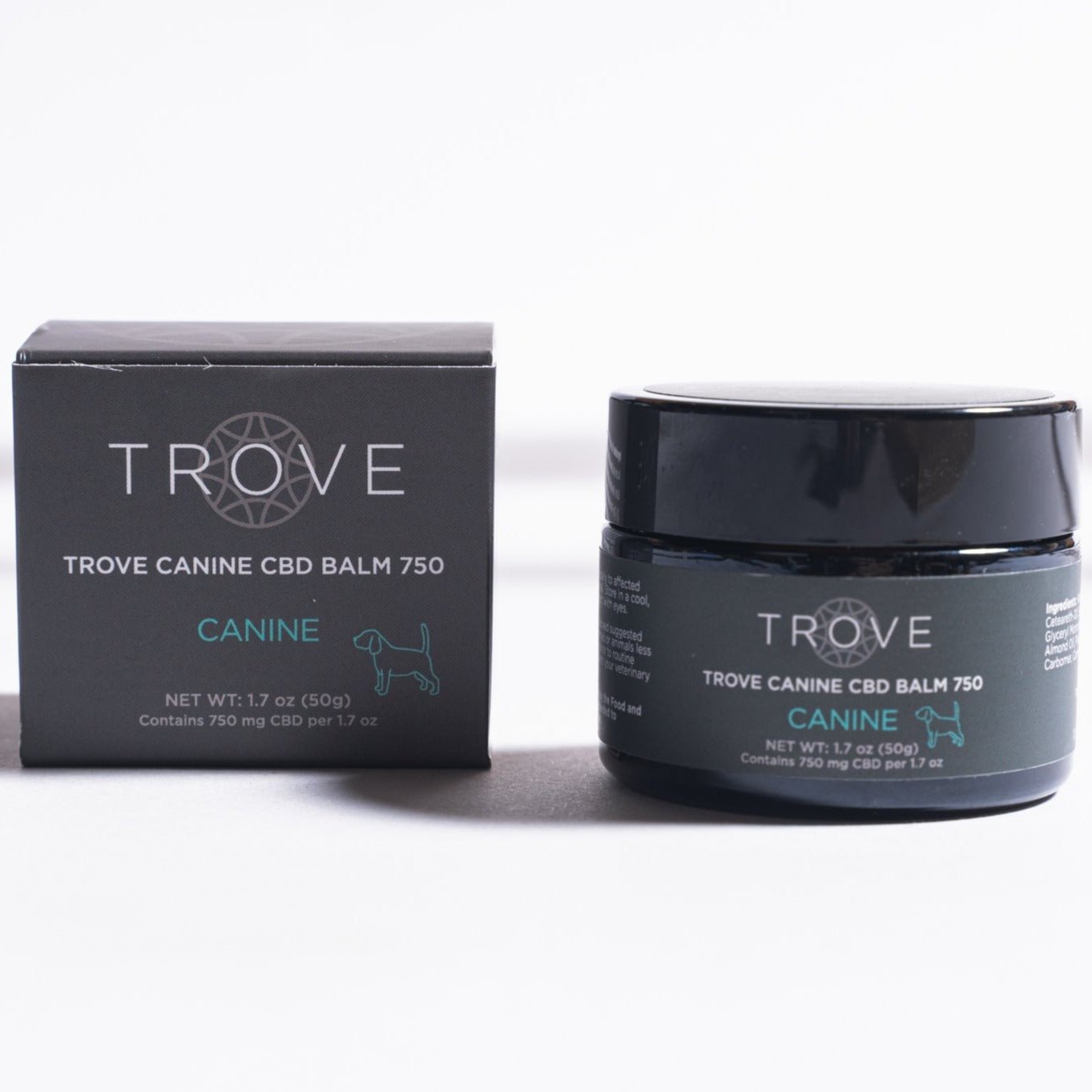 Trove Canine CBD Balm 750 mg Hemp Pain Relief Arthritis Dogs
